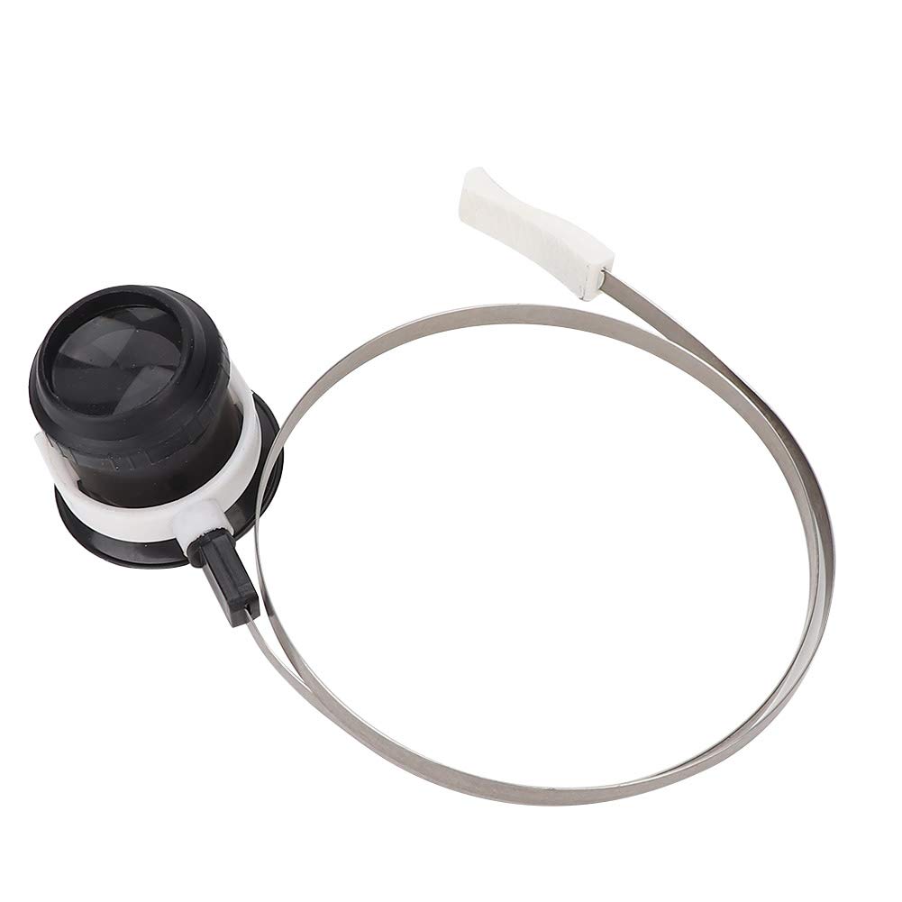 5X Magnifying Glass with Headband - Durable Eye Lens for Jewelry Making, Watch Repair & Tiny Parts Inspection - Lightweight Hands-Free Loupe for Hobbyists & Professionals - Perfect for Watchmakers, Jewelers & DIY Enthusiasts