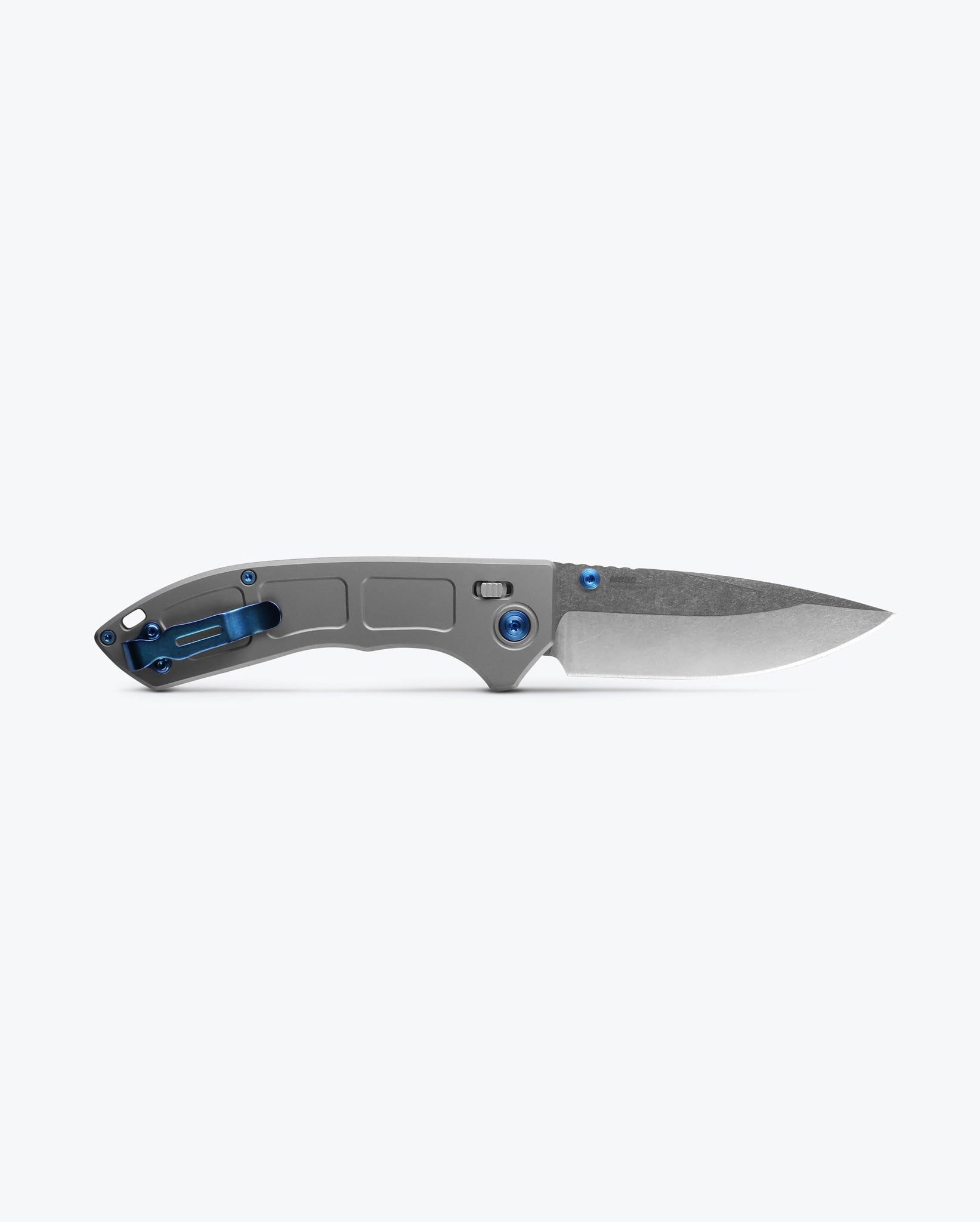 Narrows™ Gray Titanium Drop Point Knife - Premium EDC Folding Pocket Knife for Outdoor Camping, Hiking & Survival Gear