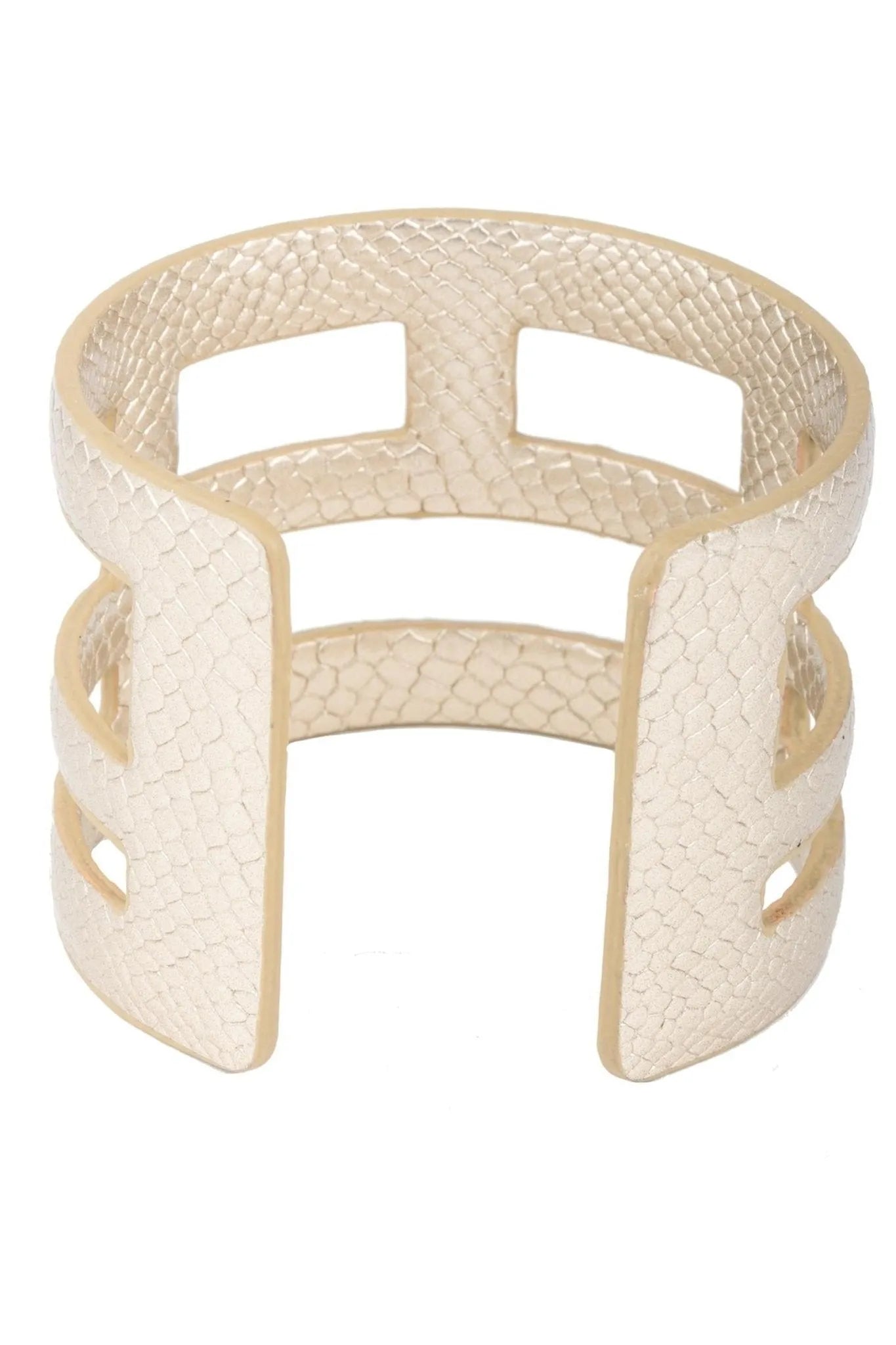 Jaanavar Animal Print Cuff Bracelet for Women - Stylish Boho Fashion Accessory for Parties, Weddings & Everyday Wear