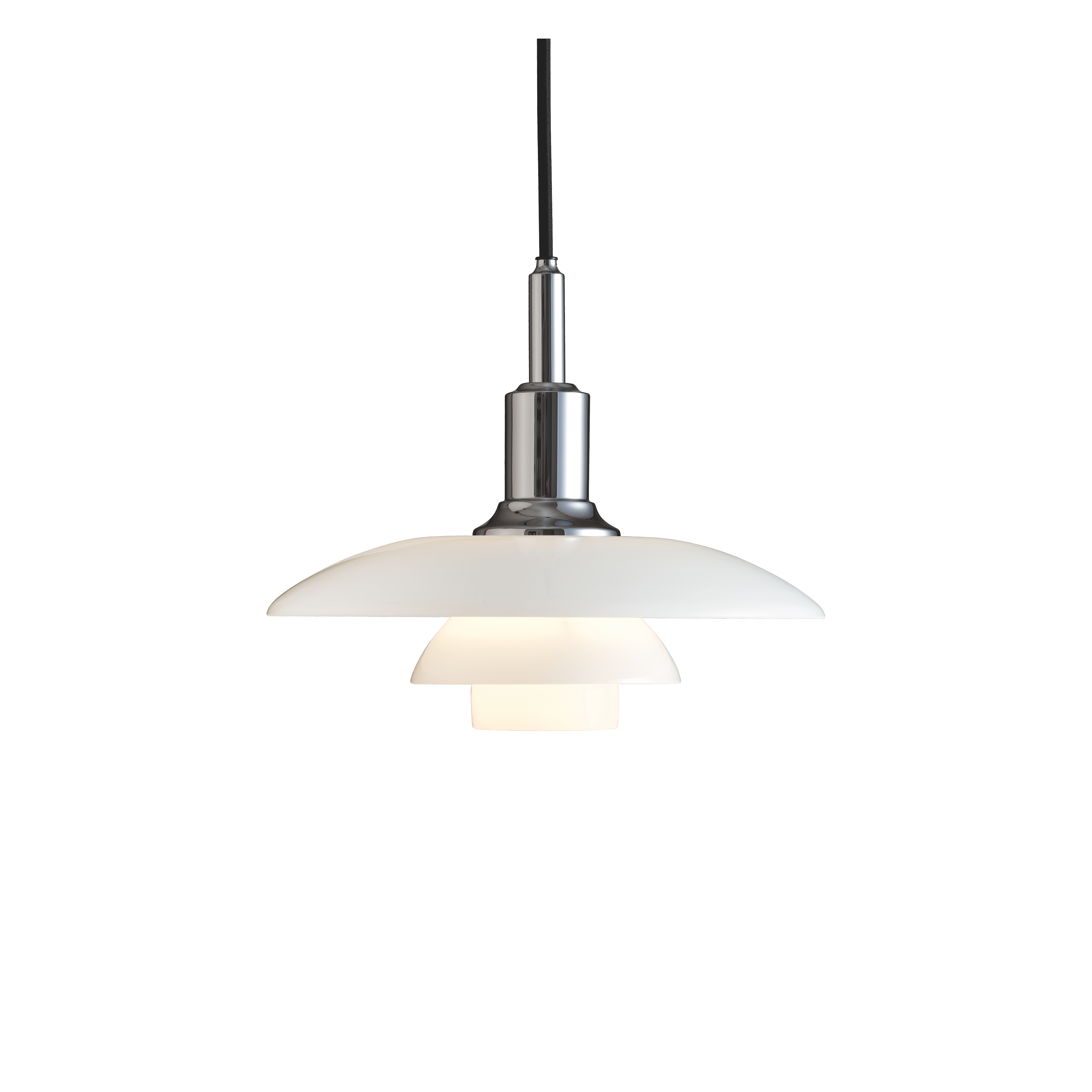 Modern PH 3/2 Pendant Lamp - Scandinavian Design Glass Ceiling Light Fixture for Dining Room, Kitchen Island & Living Room Decor