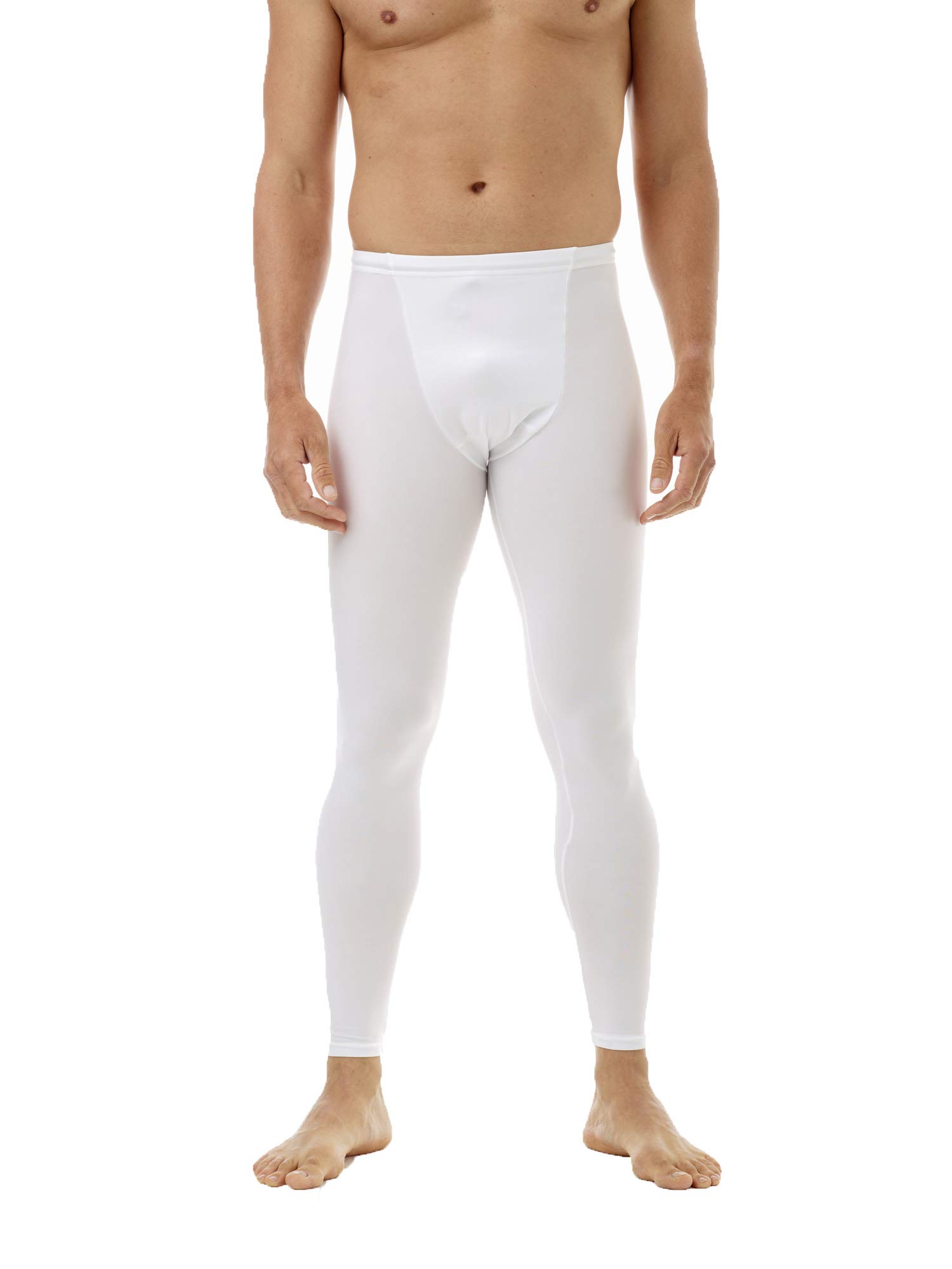 Underworks Men's Compression Pants 3-Pack - Moisture Wicking Workout Leggings for Running, Gym & Sports - Comfortable & Breathable Activewear for Men