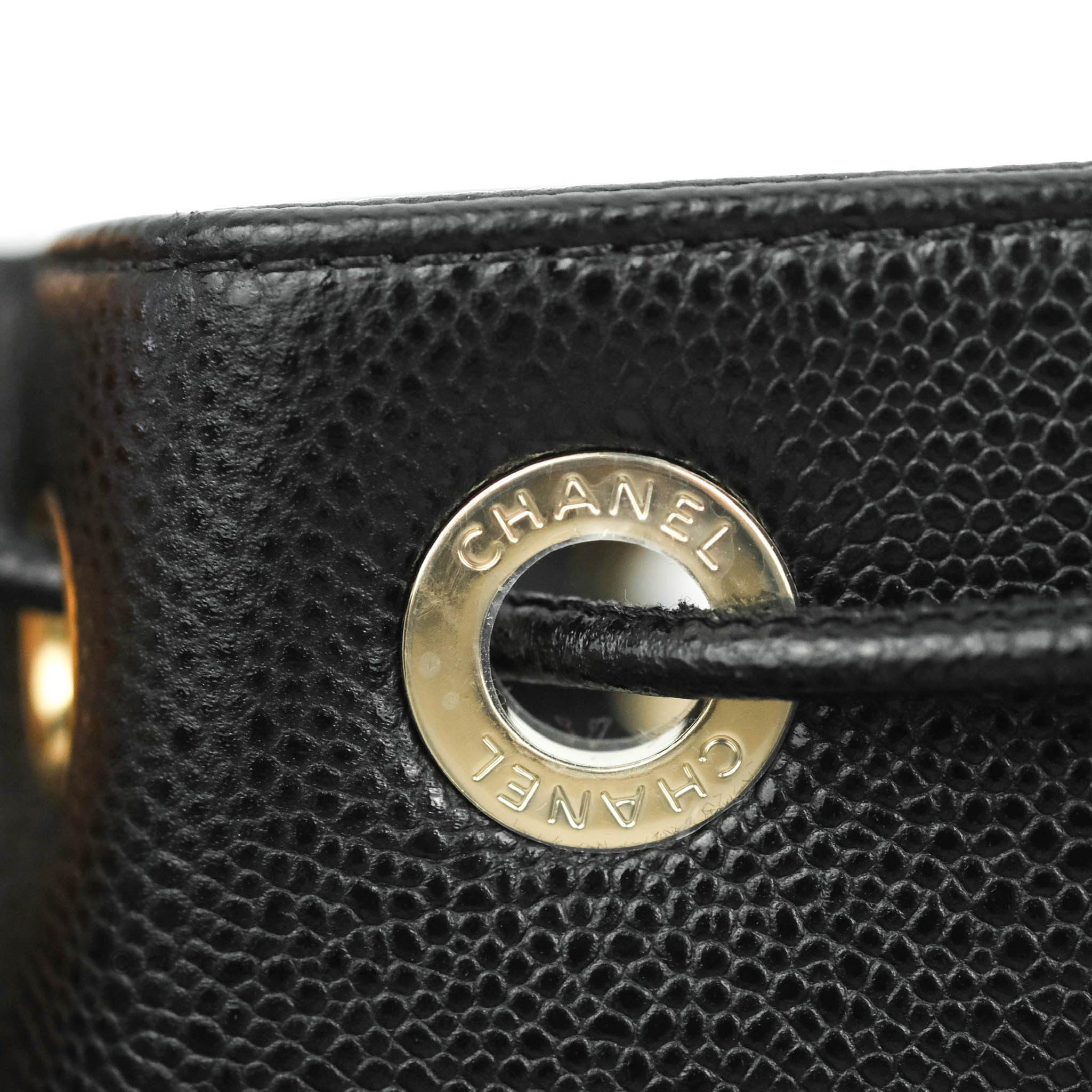 Chanel Business Affinity Drawstring Bucket Bag - Black Caviar Leather with Gold Hardware (21P Collection) | Luxury Crossbody Handbag for Work, Travel & Everyday Use