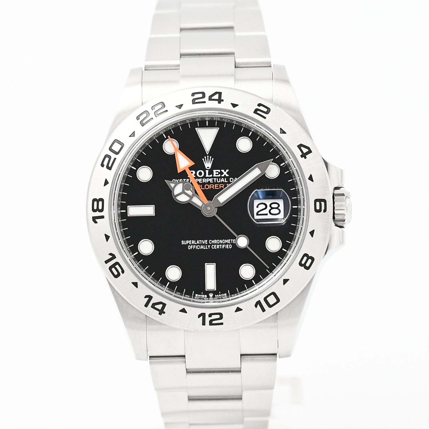 2022 Rolex Explorer II Men's Luxury Watch - Stainless Steel, Automatic Movement - Perfect for Outdoor Adventures & Professional Use