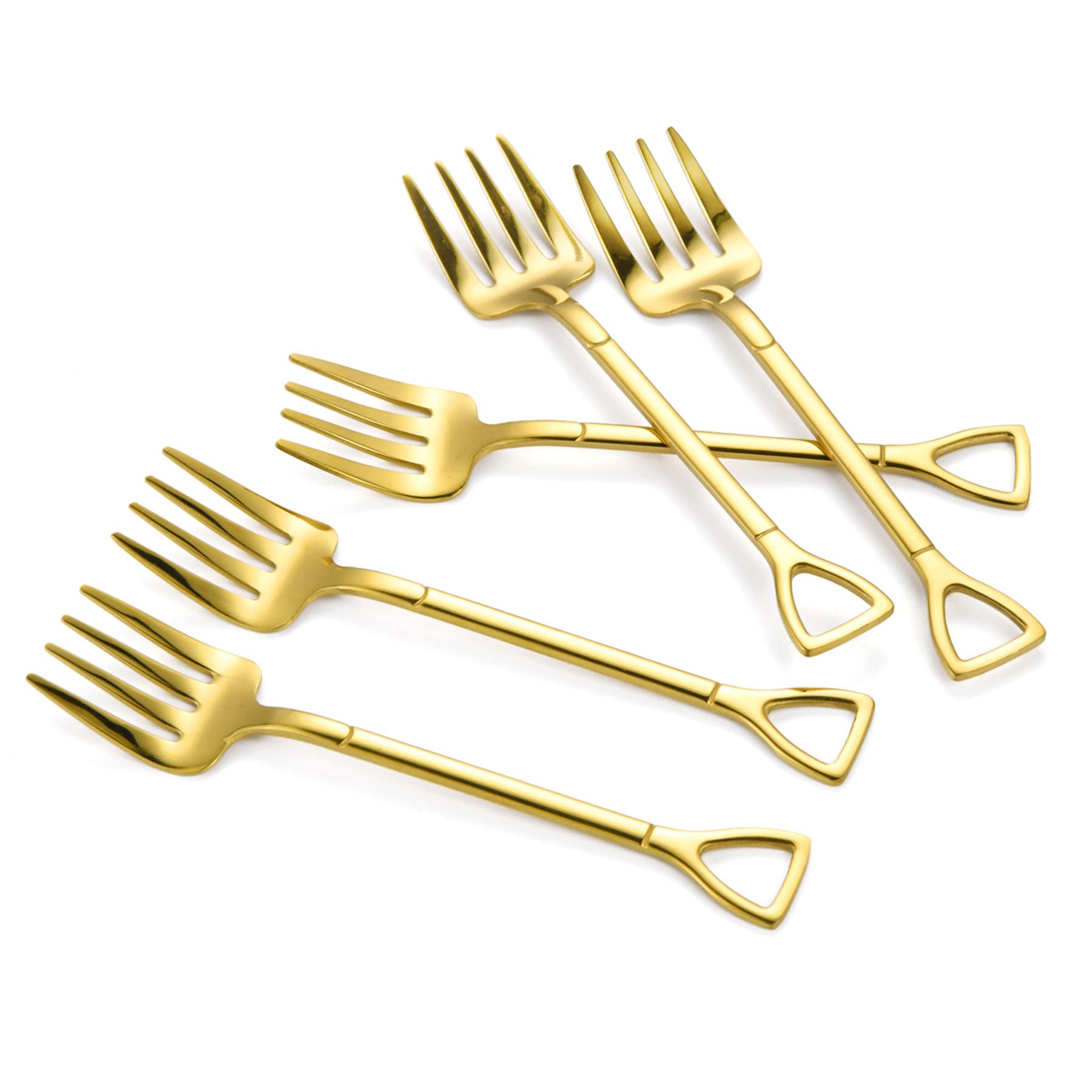 NMQLX 8-Piece Dessert Fork Set, 4.7