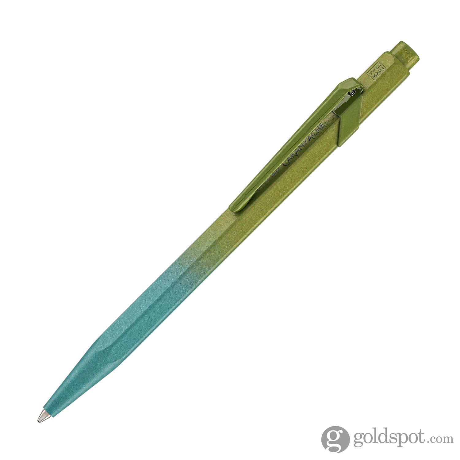 Caran d'Ache 849 Claim Your Style Ballpoint Pen - Arctic Green Limited Edition 5 | Premium Writing Instrument for Professionals, Gift Ideas & Collectors | Office, Business Meetings & Luxury Gifting