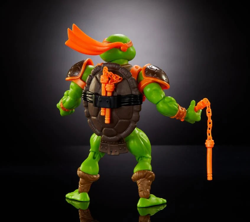 Masters of the Universe Origins Turtles of Grayskull Michelangelo Action Figure - Collectible Toy for Fans & Kids | Perfect for Display, Play & TMNT Collections