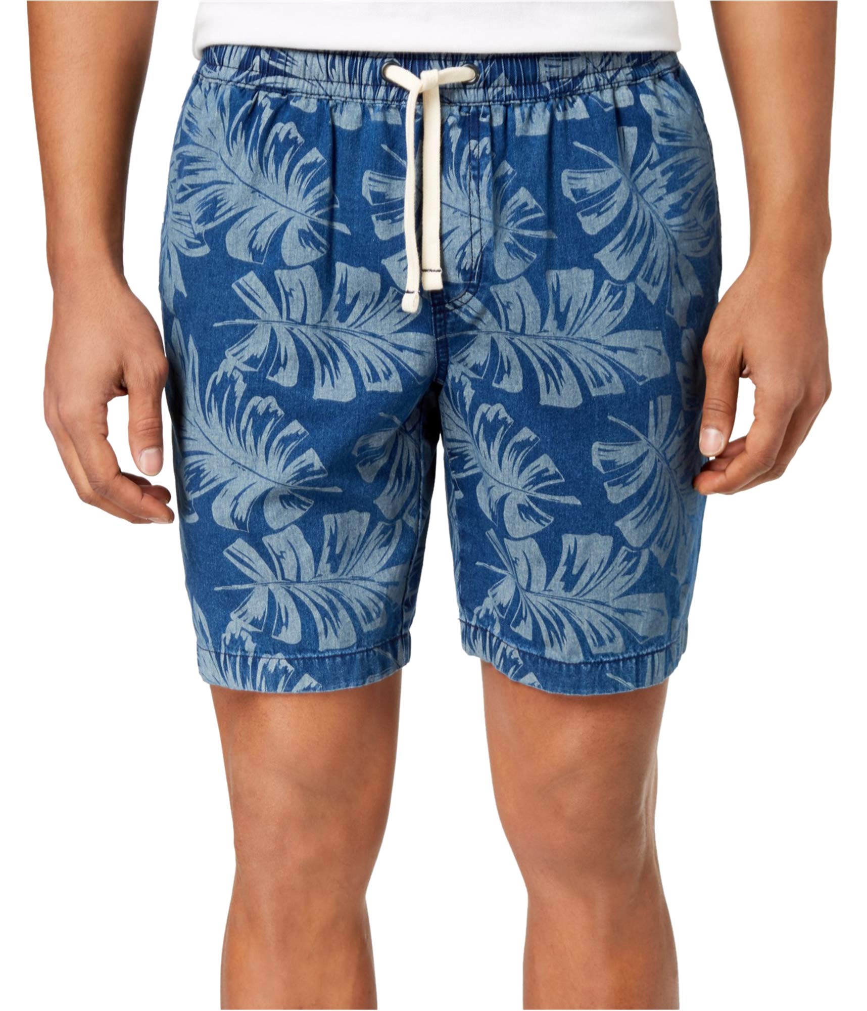 Tommy Hilfiger Men's 9-Inch Leaf Print Swim Shorts - Quick-Dry, Comfortable & Stylish for Beach, Pool & Summer Vacations