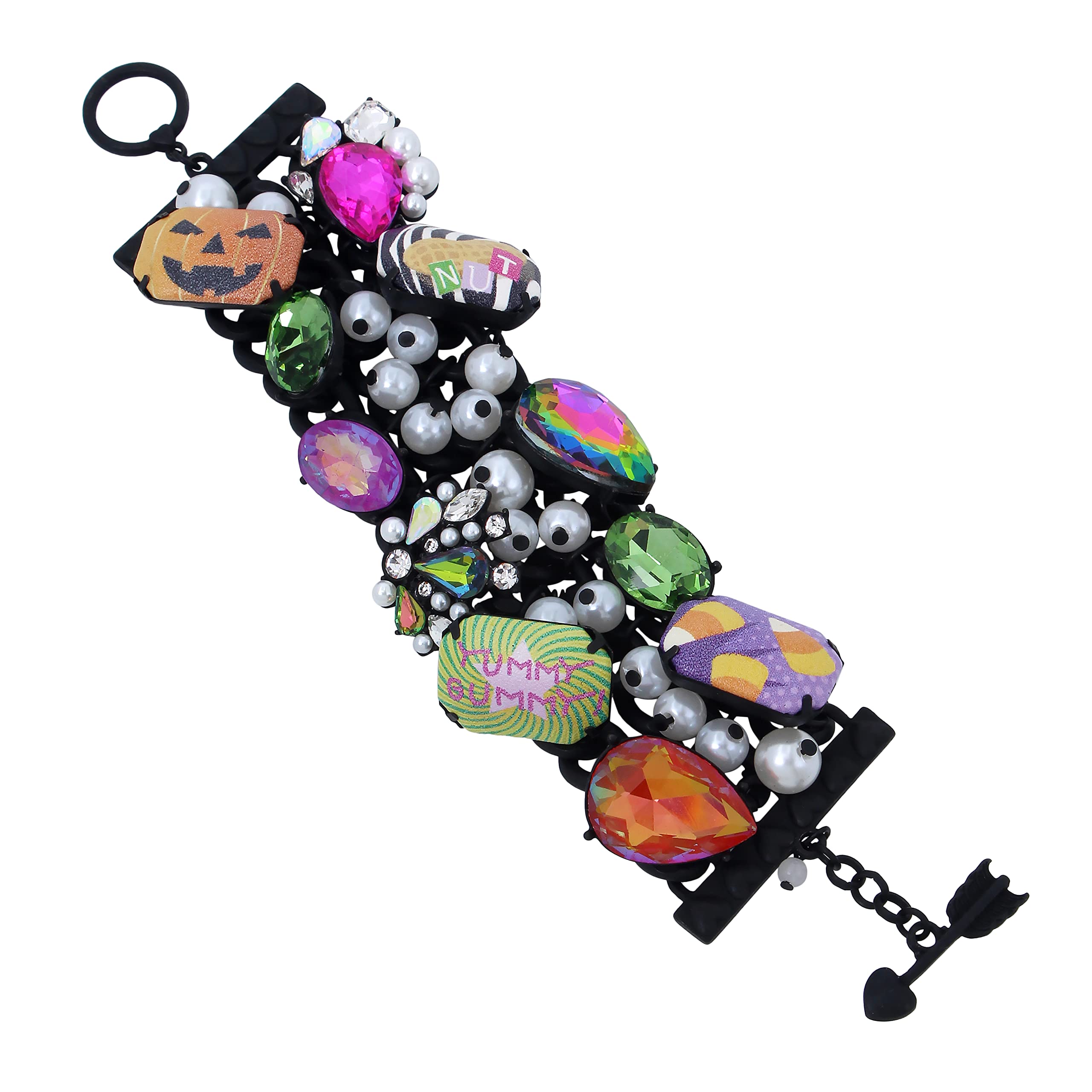 Betsey Johnson Candy Statement Bracelet for Women - Fashion Jewelry Gift for Her - Perfect for Parties, Weddings & Special Occasions
