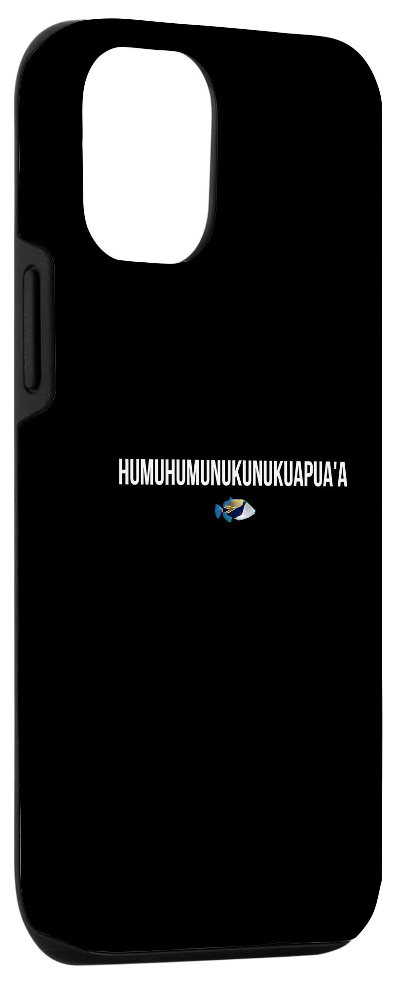 Premium iPhone 12/12 Pro Hawaiian Triggerfish Design Protective Case - Durable Shockproof Cover with Tropical Fish Print - Perfect for Beach Vacations, Summer Outings & Ocean Lovers