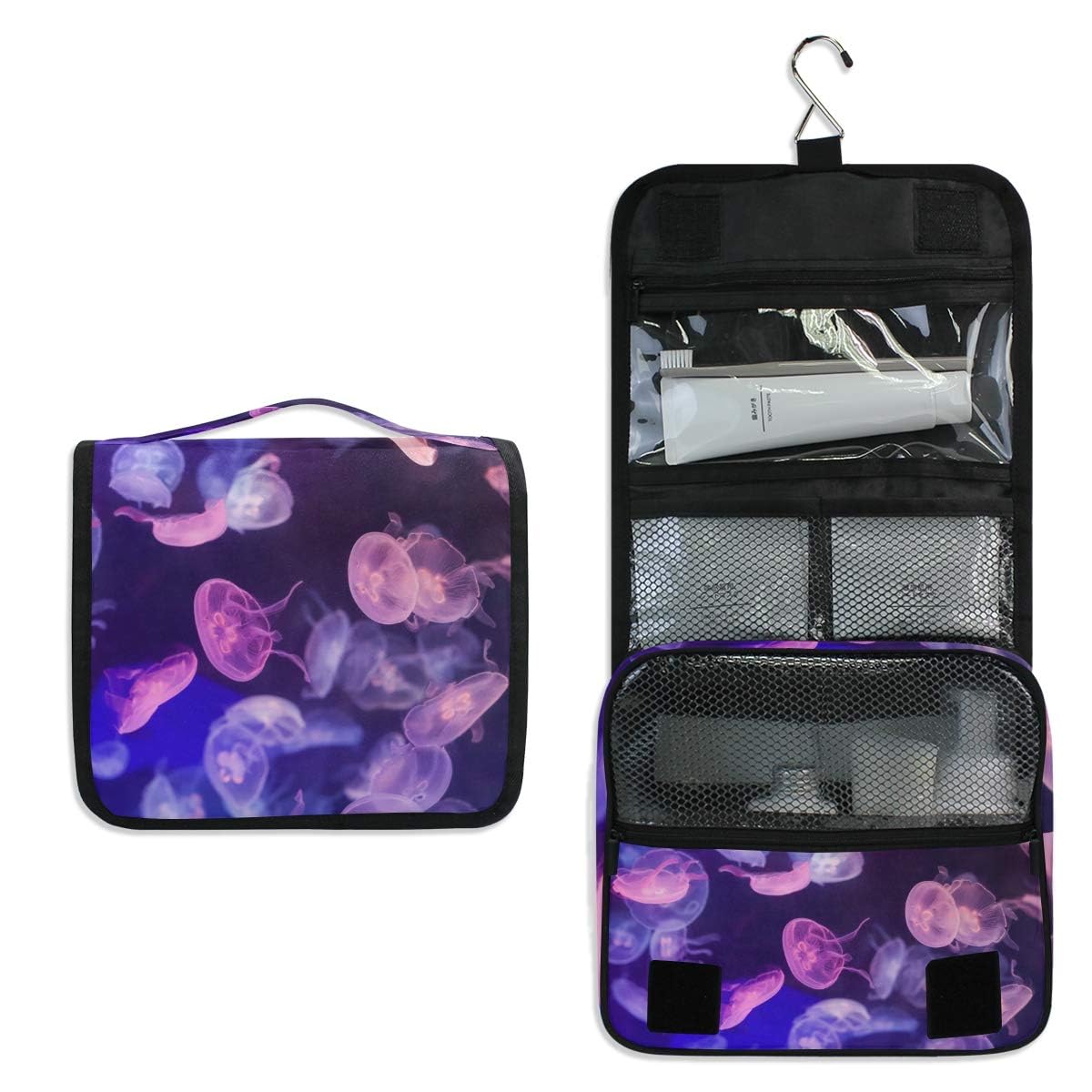VIKKO Hanging Toiletry Bag for Travel - Waterproof Cosmetic Organizer with Multiple Pockets, Portable Makeup Bag for Women & Men - Perfect for Camping, Gym, Beach Trips and Airplane Carry-on