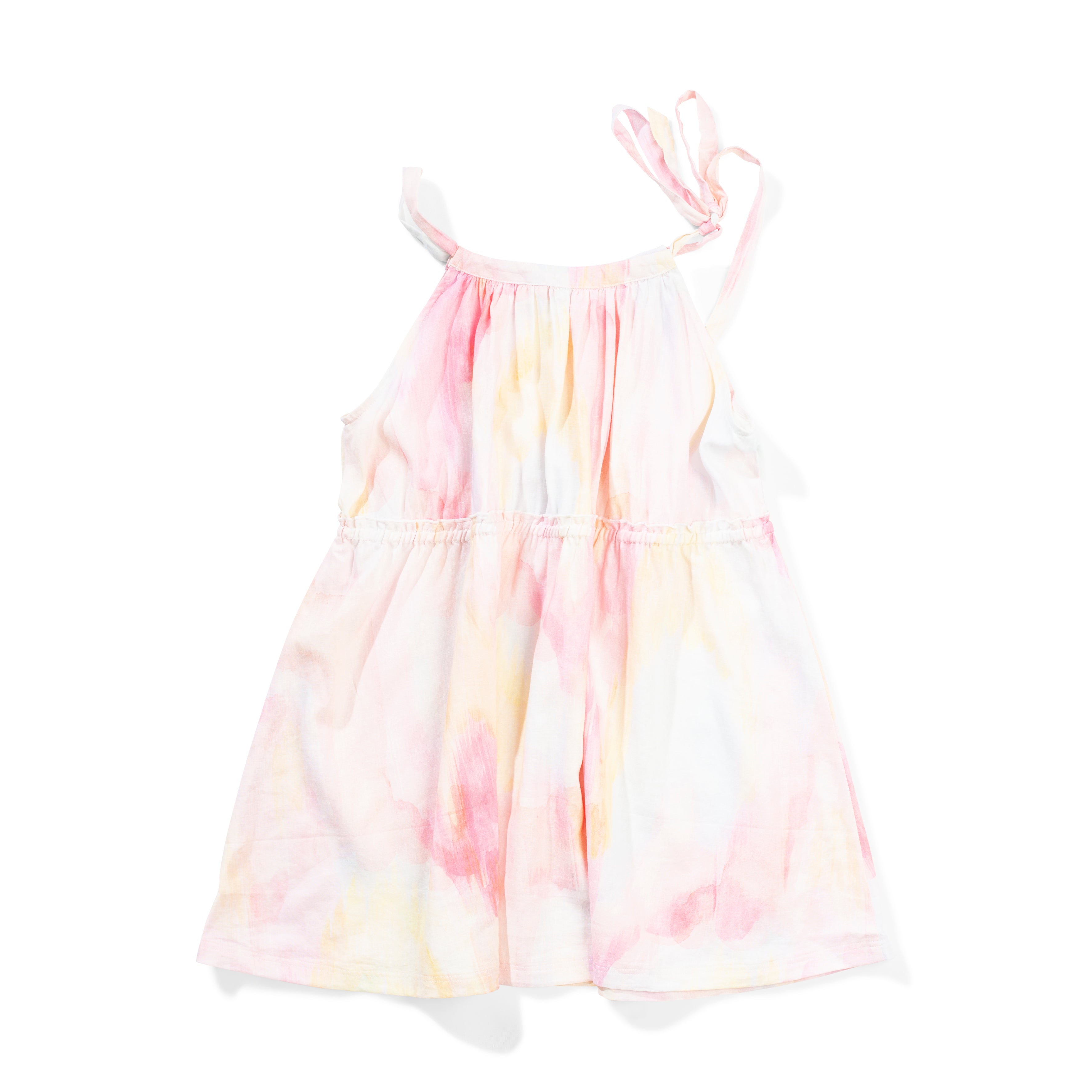 Missie Munster Arabella Floral Watercolor Print Dress - Elegant Summer Party, Wedding Guest & Special Occasion Outfit