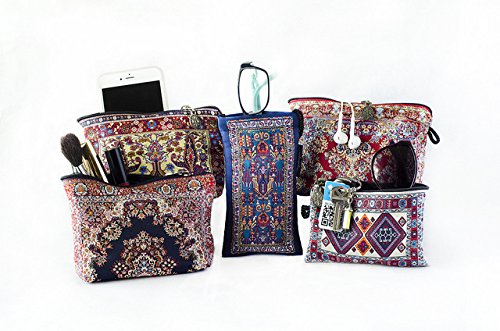 Premium Oriental Carpet Woven Fabric Mouse Pad - Ergonomic Hereke Design Computer Mousepad for Office & Gaming - Home & Workspace Essential