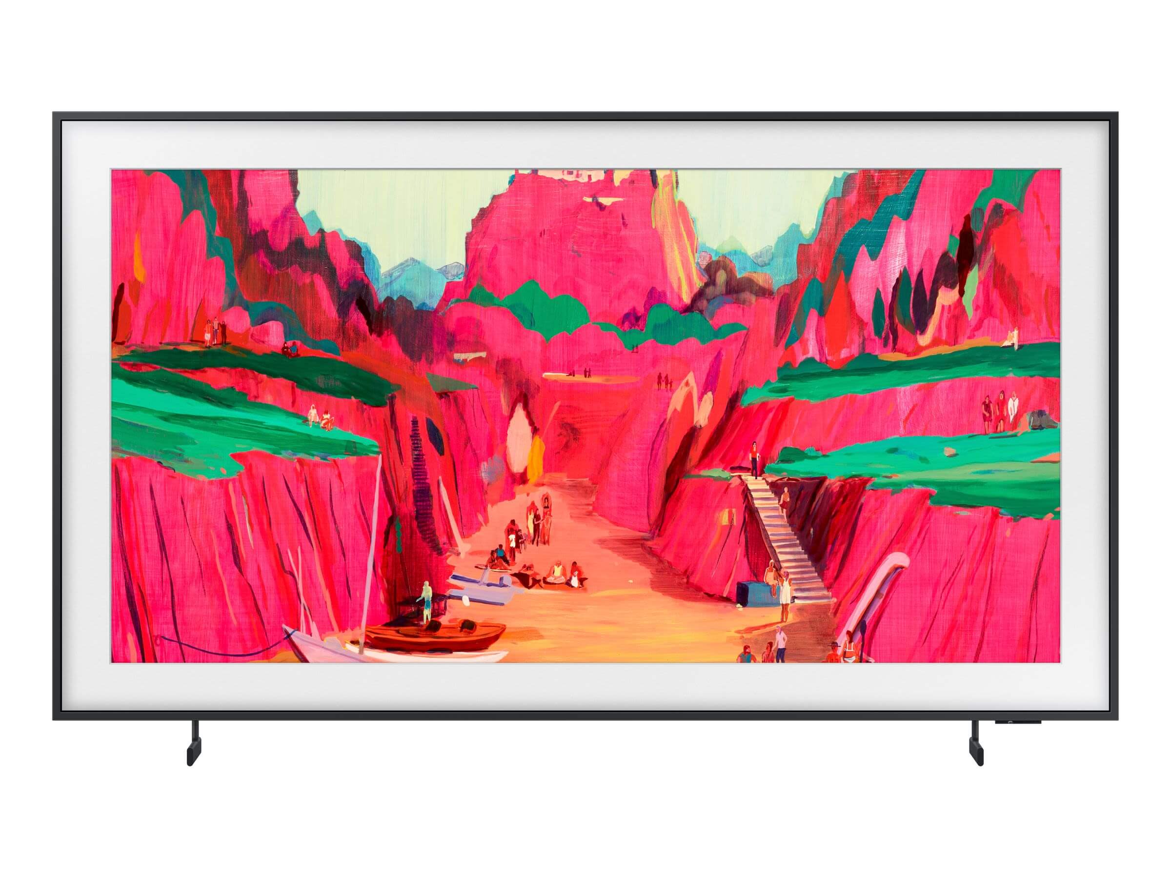 Samsung The Frame Pro 2025 QN85LS03FWFXZC 4K Smart QLED TV - Art Mode, Matte Display, Customizable Bezels for Living Room & Home Theater Decor