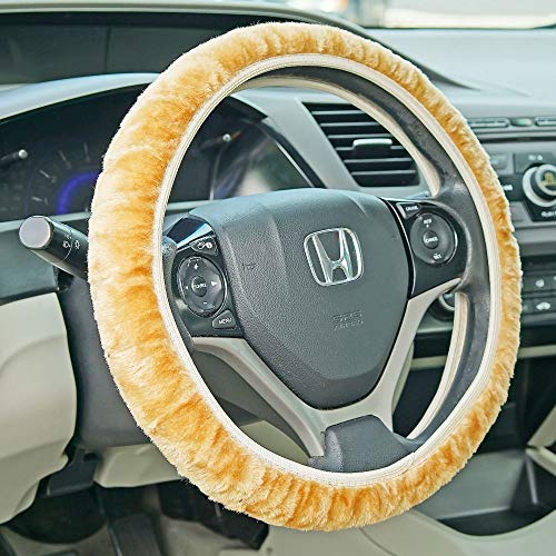 Steering Wheel Cover - Beige
