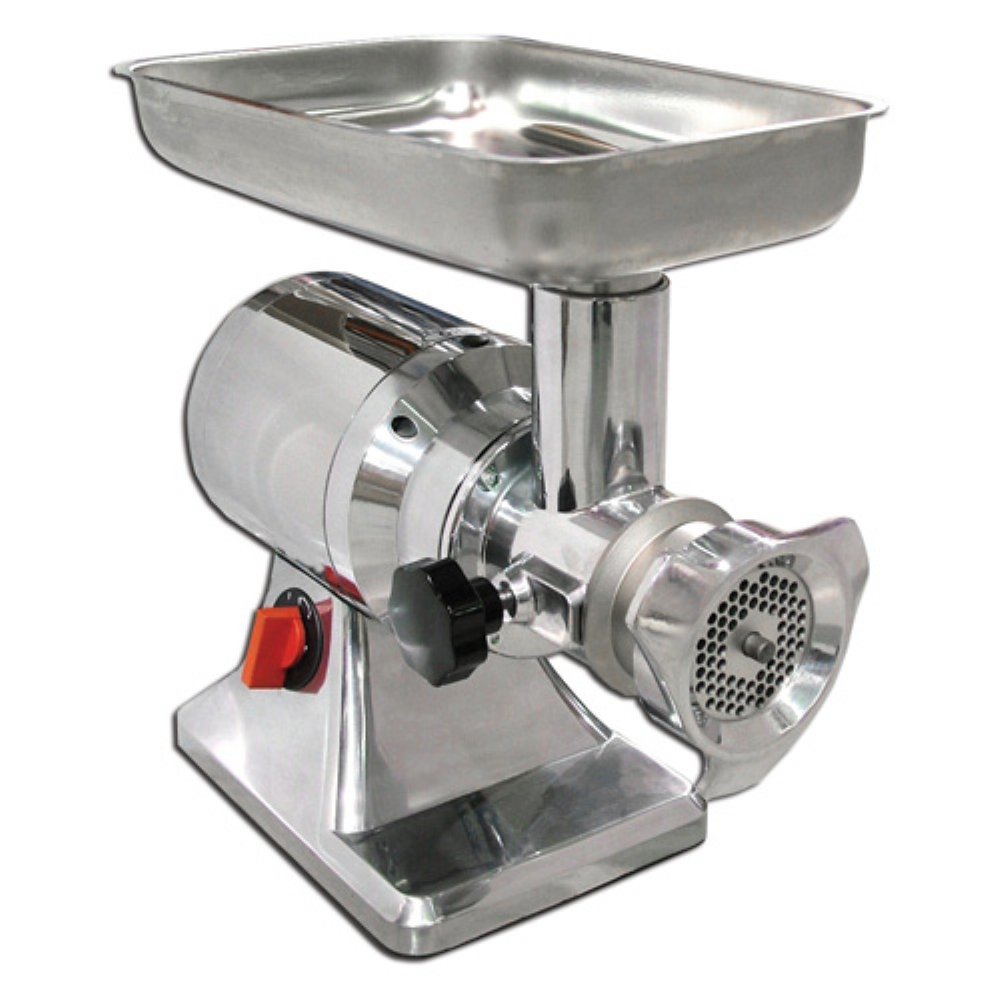 FTS12 Commercial Electric Meat Grinder - Heavy Duty 1200W Stainless Steel Meat Mincer for Home Kitchen & Restaurant Use - Perfect for Grinding Beef, Pork, Chicken & Making Sausages, Burgers, Pet Food