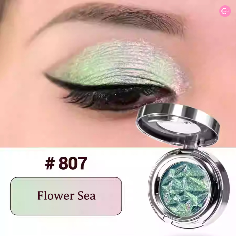 CHARMACY Chameleon Shimmer Eyeshadow Palette - Long Lasting Metallic & Glitter Eyeshadow for Day & Night Makeup - Perfect for Parties, Weddings & Special Occasions