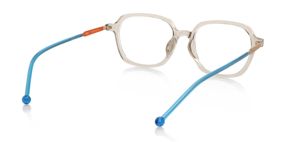 JINS x NARUTO Anime Eyeglasses - Naruto Model Beige Frame for Cosplay & Daily Wear - Lightweight & Stylish Anime Accessories for Fans