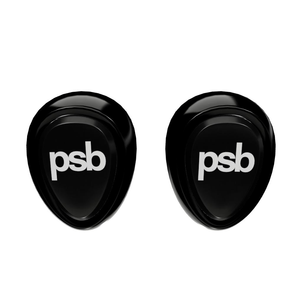 PSB M4U TWM True Wireless Micro Planar Earphones - HiFi Sound, Noise Cancelling, Bluetooth 5.0 for Gym, Travel & Work (Black)