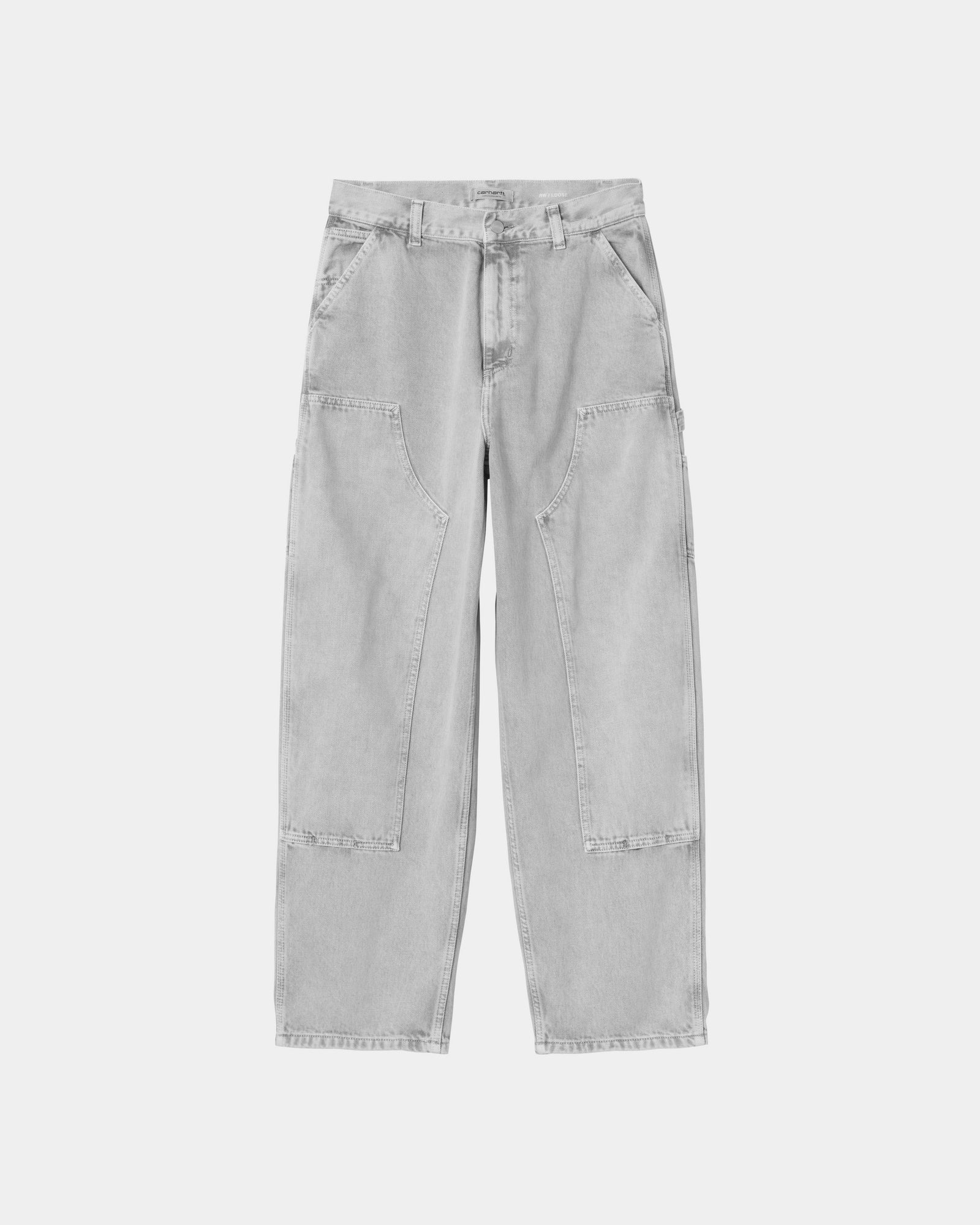 Women's Brandon Double Knee Pants - Chalk Wash Black | Durable Workwear for Construction, Farming & Outdoor Activities