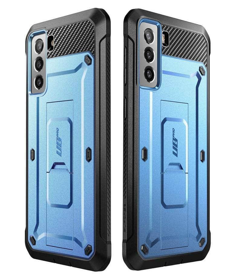 Samsung Galaxy S21 Ultra Pro Full Body Holster Case - Shockproof Protective Cover with Belt Clip for Outdoor, Work & Active Lifestyle