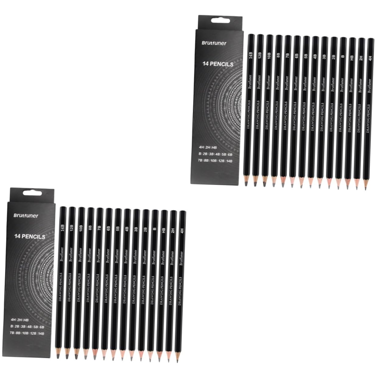 NUOBESTY 28-Piece Sketch Pencil Set - Professional Graphite Drawing Pencils for Artists, Sketching & Doodling | Perfect for Beginners, Art Classes & Creative Projects