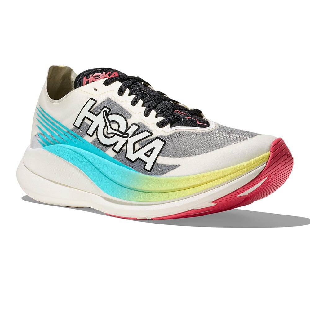 Hoka One One Rocket X 2 Running Shoes - Lightweight Carbon Fiber Racing Sneakers for Marathon & Road Running - Perfect for Long Distance Training & Competitive Races