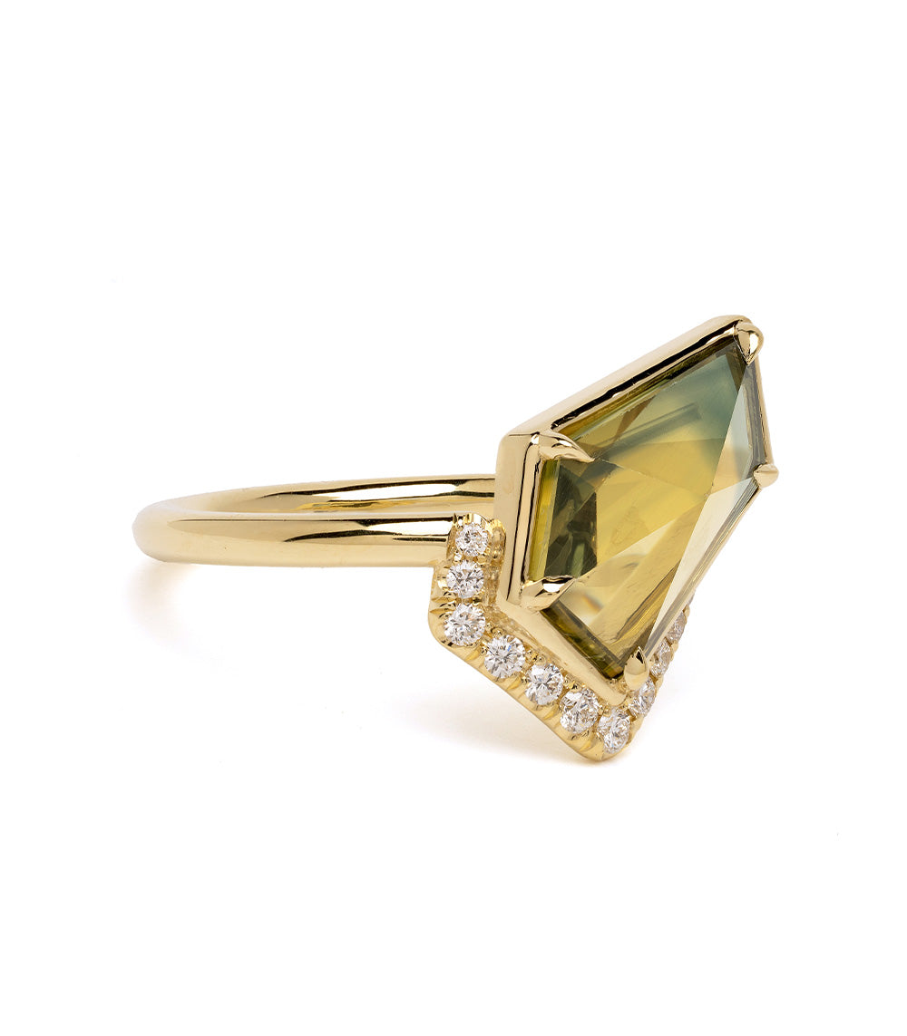 Exquisite Aura Freeform Parti Sapphire Ring | Unique Handcrafted Gemstone Jewelry for Women | Perfect for Engagement, Wedding & Special Occasions