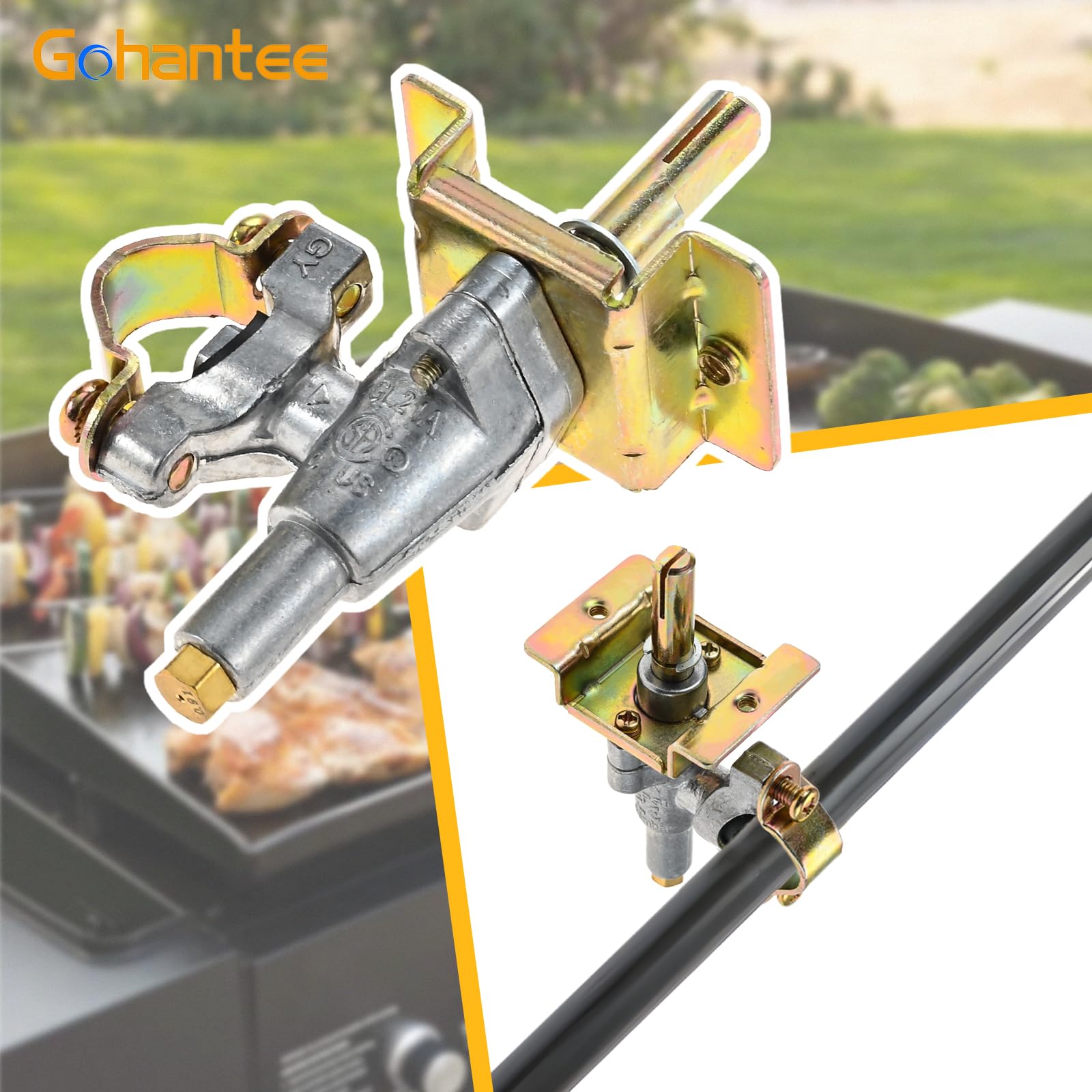 Blackstone 36 Gas Grill Griddle Replacement Burner Valve - 2 Pack - Compatible with Blackstone 1554 Model - Perfect for Outdoor Cooking, Camping & Backyard BBQs