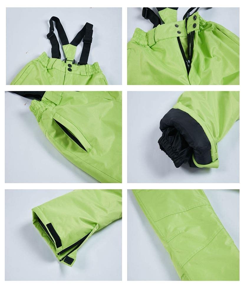 SEARIPE Girls Waterproof Ski Jacket & Snow Pants Set - Winter Warm Snowsuit for Kids & Toddlers - Outdoor Skiing, Snowboarding & Winter Play