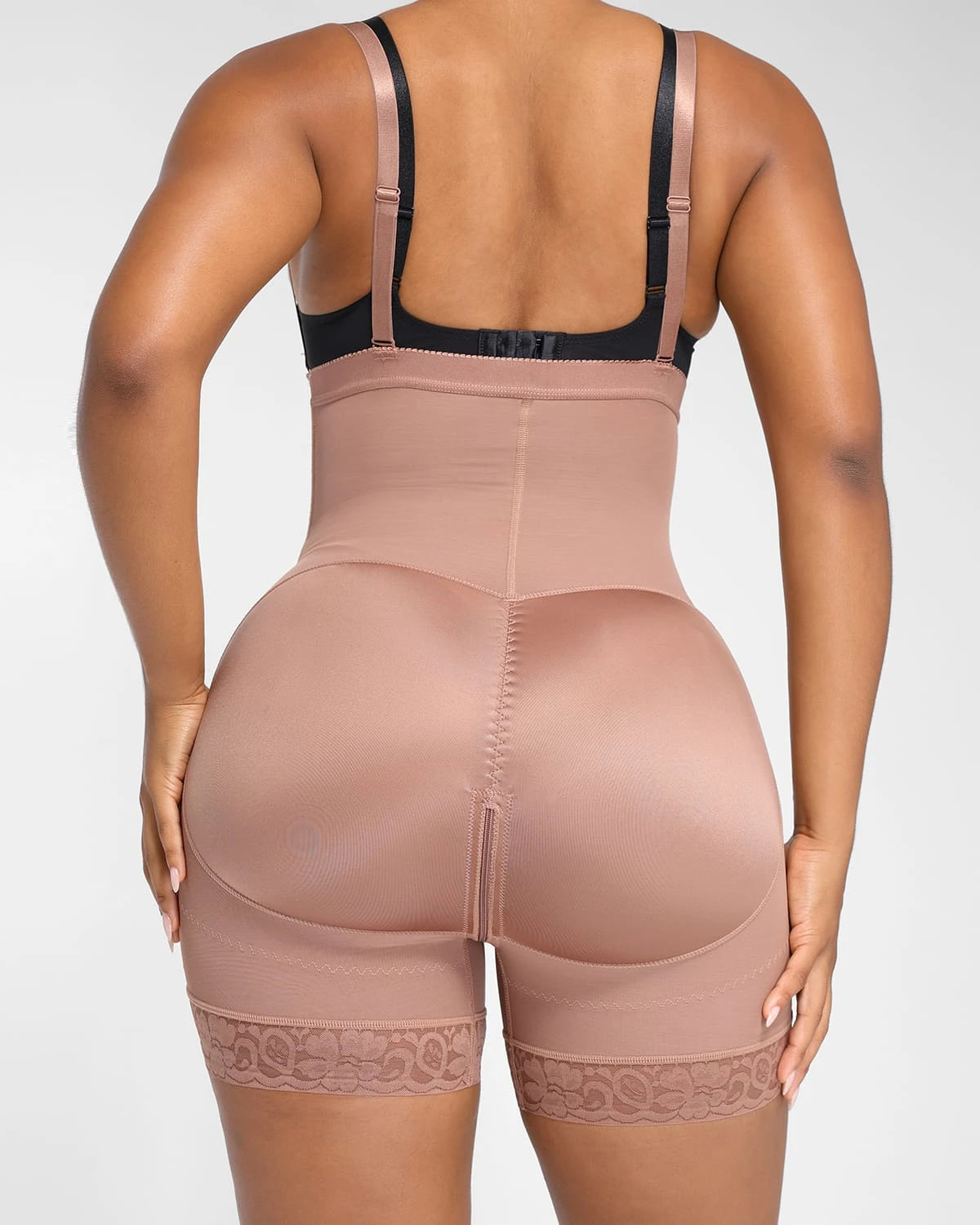AirSlim® Plus Curve Side Zipper Shorts for Women - High Waist Slimming Workout Running Yoga Shorts with Pockets - Perfect for Gym, Jogging & Lounge Wear