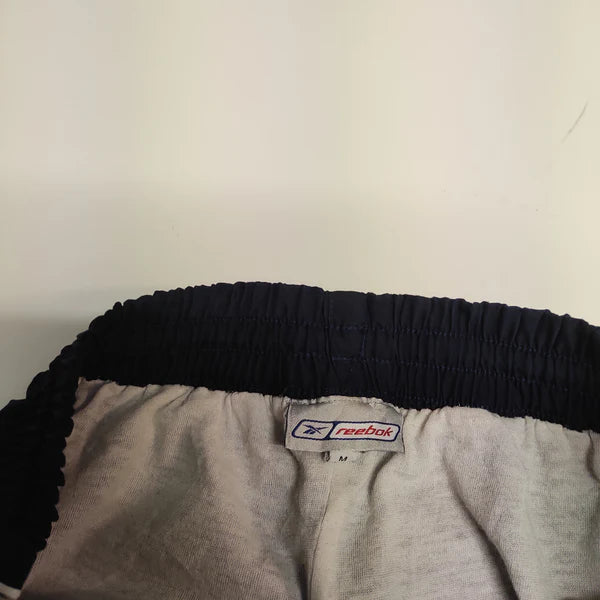 Reebok Vintage Track Pants for Men - Baggy Fit, Nylon Water-Resistant Fabric - Retro 322 Style - Perfect for Casual Wear, Gym & Street Fashion