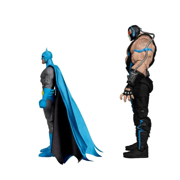 DC Multiverse Batman vs. Bane Action Figure Two Pack - Collectible Superhero Figures for DC Fans - Perfect for Display, Gifts, and Comic Book Collections