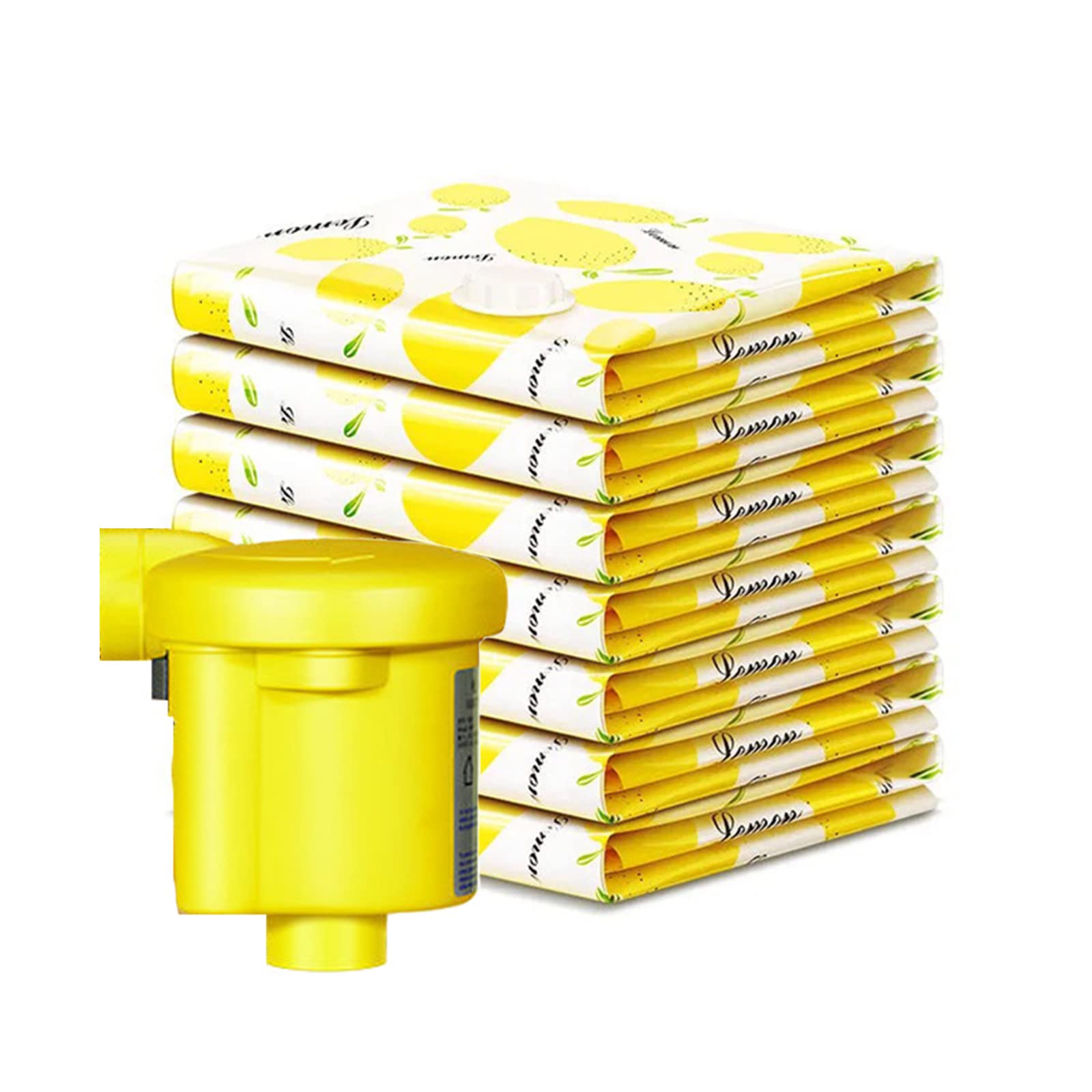 Giuioy Vacuum Storage Bags - 7 Pack Large Space Saver Bags for Clothes, Blankets & Seasonal Items | Dust Proof & Waterproof Vacuum Sealed Bags Save 80% Space | Includes Electric Pump | Perfect for Travel, Camping & Home Organization