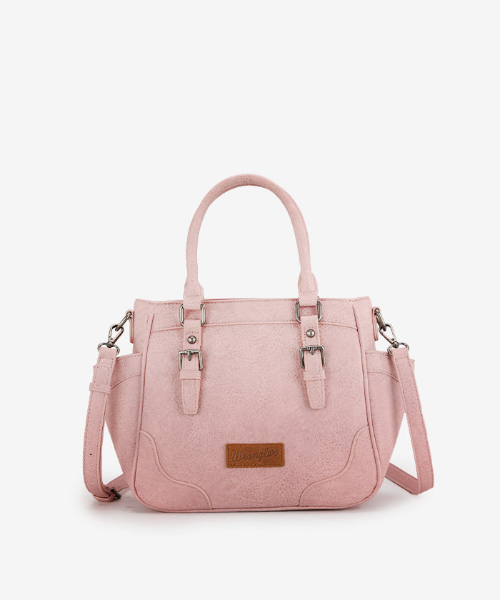 Wrangler Genuine Leather Buckle Tote Bag for Women - Stylish & Durable Handbag for Work, Travel & Everyday Use
