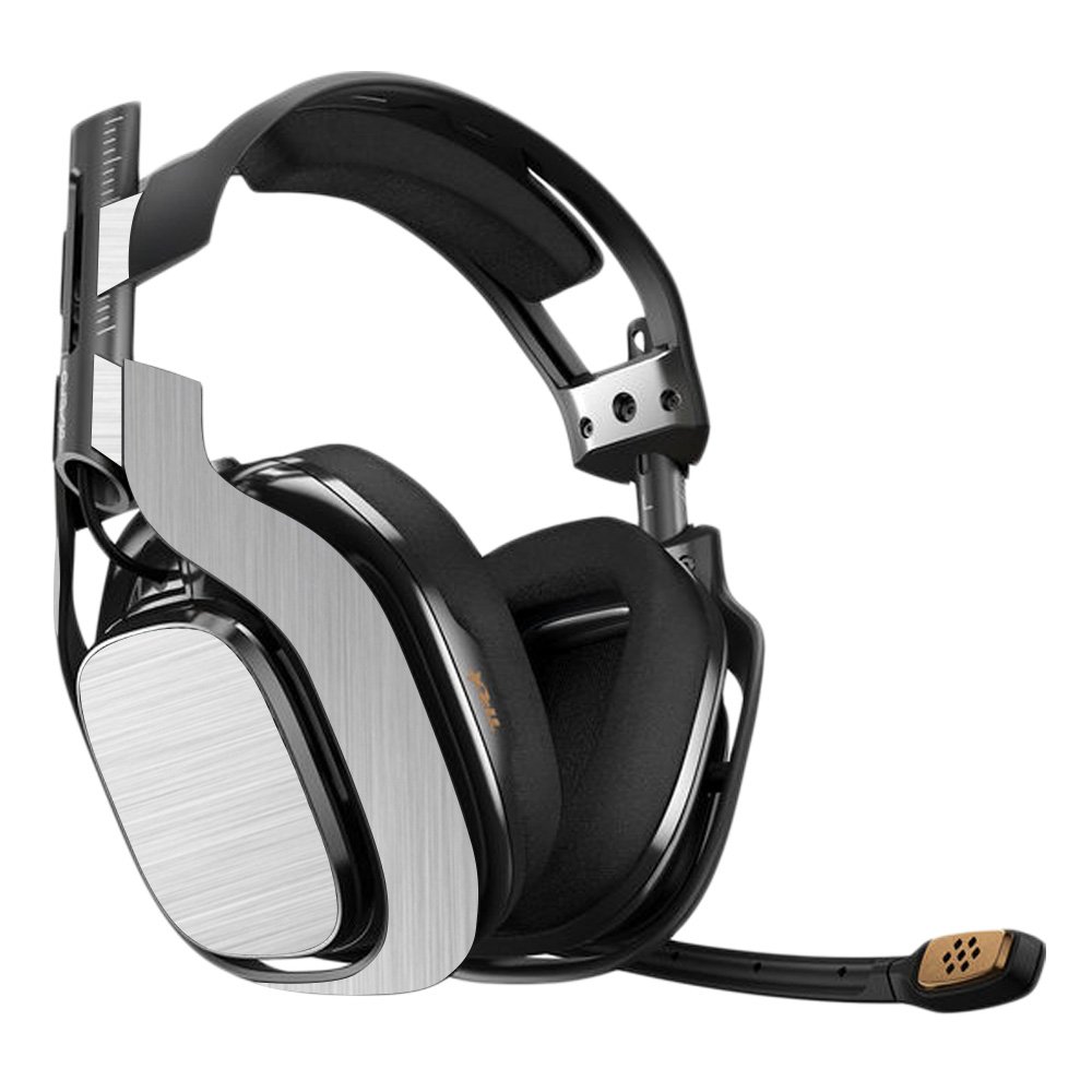 MightySkins Vinyl Decal Wrap Cover for Astro A40 3rd Gen Gaming Headset - Cold Steel Design | Protective, Durable & Customizable Skin | Easy to Apply & Remove | Made in USA | Perfect for Gaming Setups & Personalization