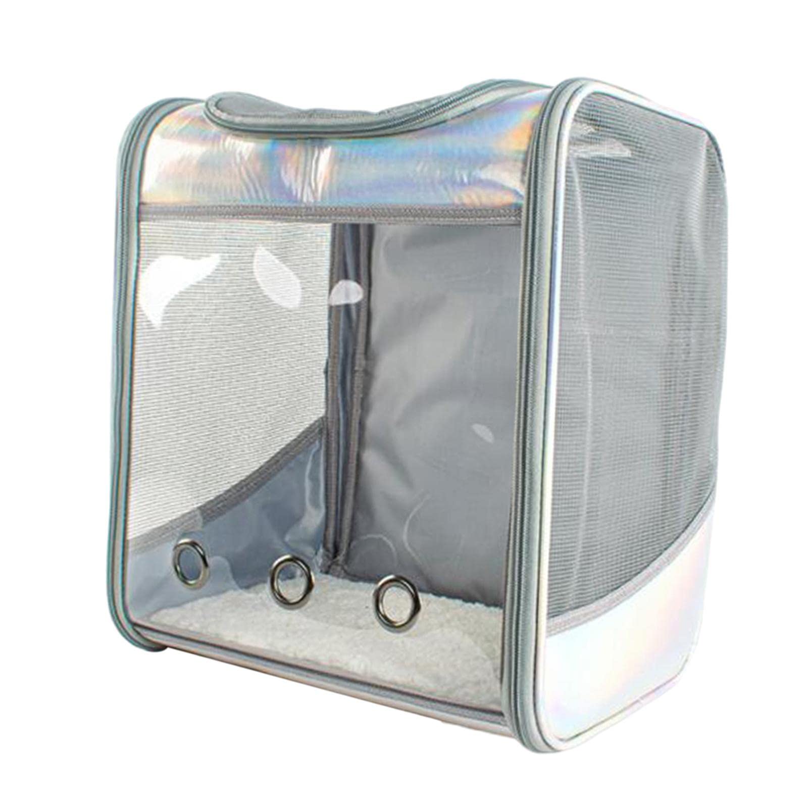 Clear Large Pet Carrier Bag for Cats & Small Dogs - Breathable Transparent Travel Carrier for Walking, Vet Visits & Outdoor Adventures