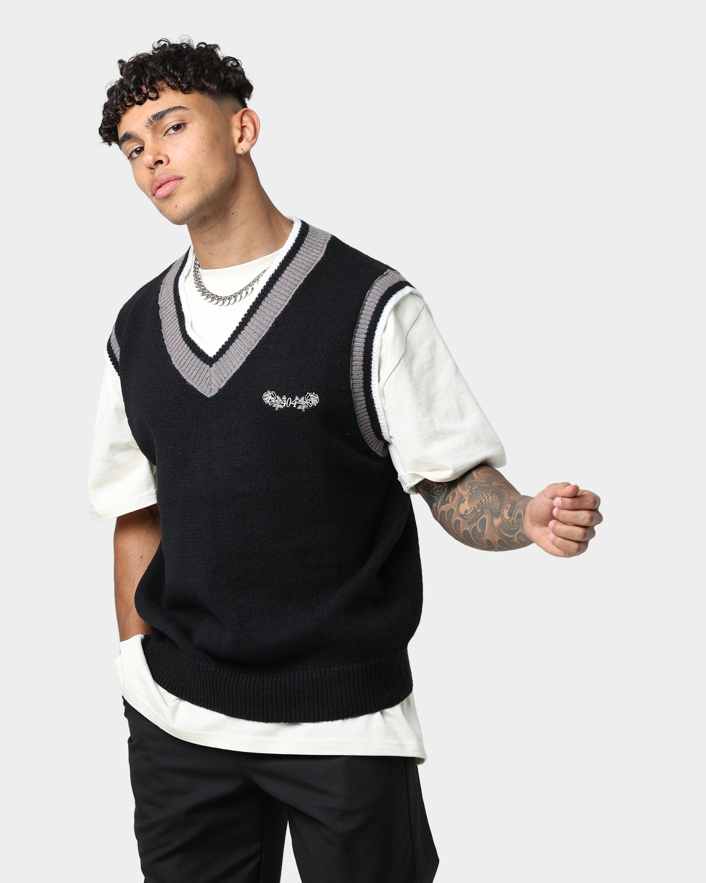 404 Heritage Vest for Men - Classic Black Quilted Vest with Zip Front | Outdoor Hiking, Casual Wear & Layering