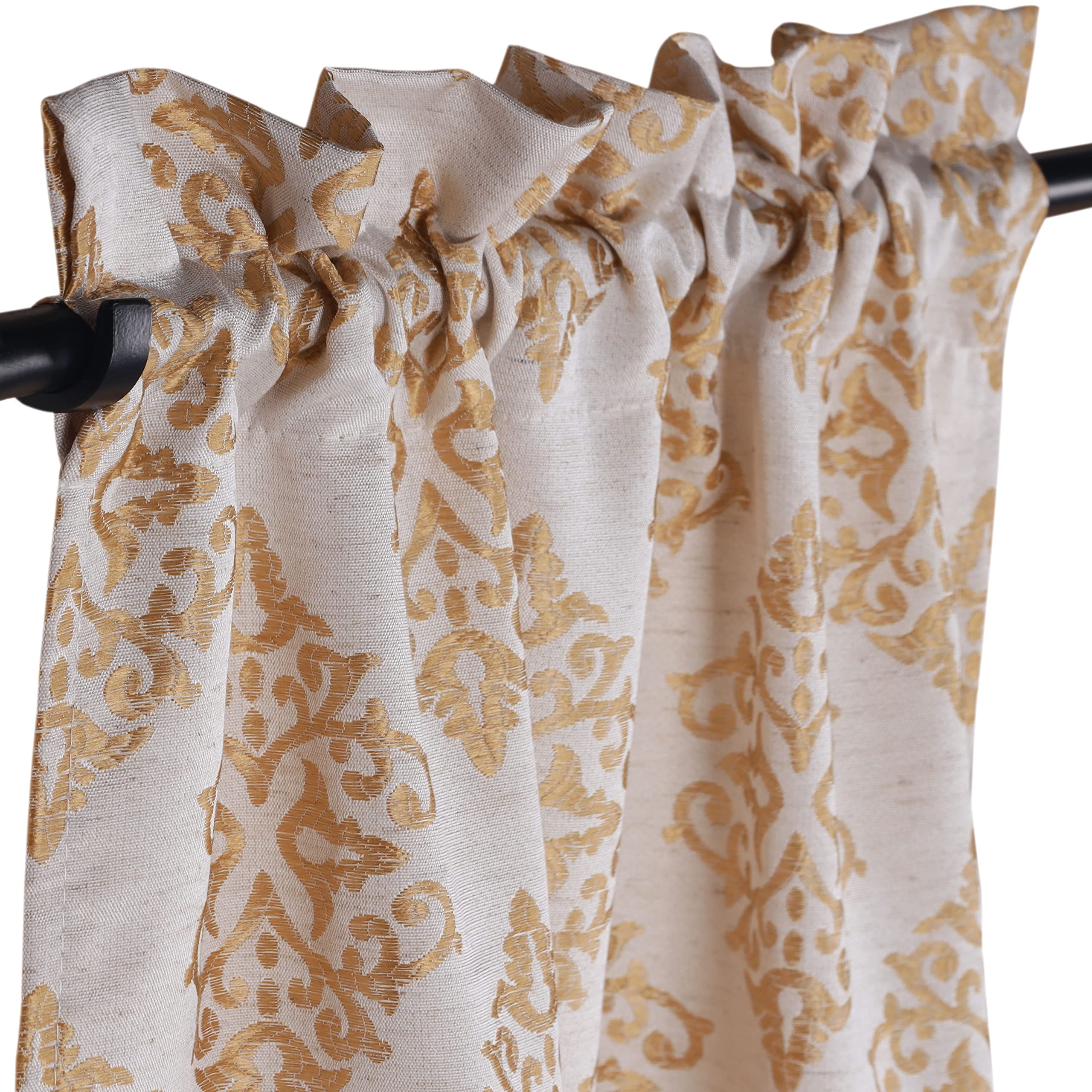 BNM Jacquard Embroidered Curtains Set of 2 - 26