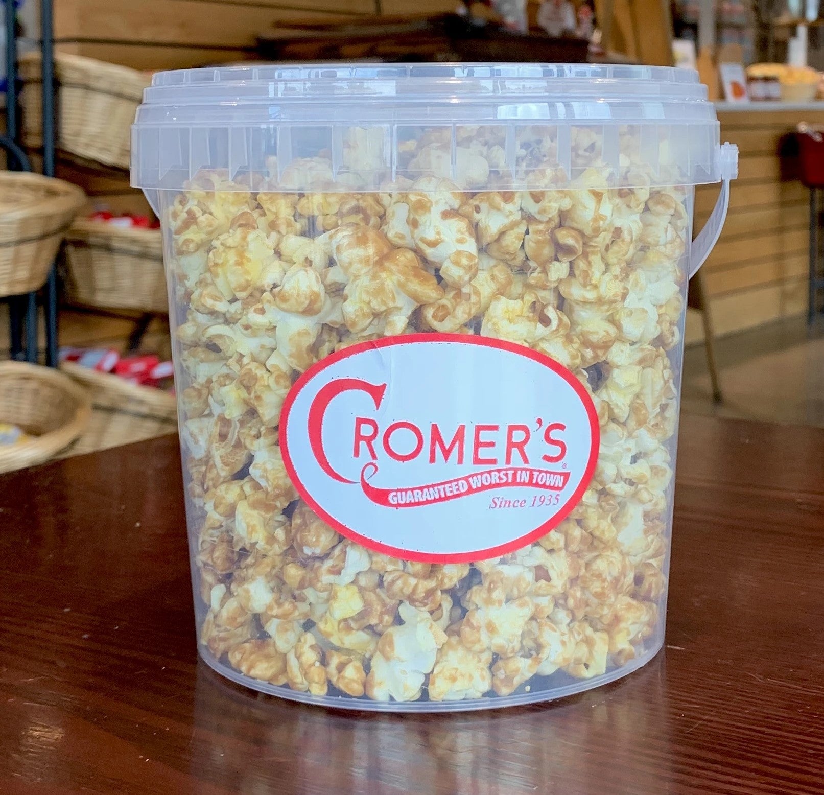Caramel Crunch Bucket - Premium Caramel Popcorn Snack for Movie Nights, Parties & Gifts | Sweet & Crunchy Treat | Bulk Snacking | Family Size