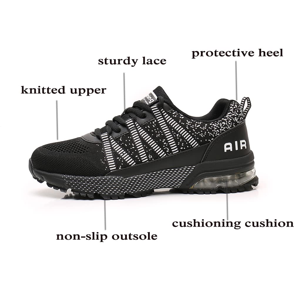 Men's & Women's Lightweight Running Shoes - Breathable Gym Trainers for Jogging, Walking, Tennis & Casual Wear | Comfortable Sports Sneakers UK 2-12 | Perfect for Workouts, Outdoor Activities & Everyday Fashion