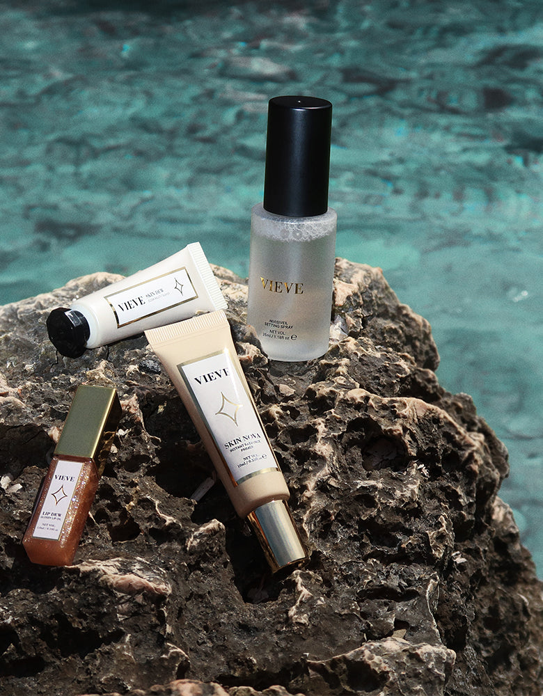 Mini Makeup Must Haves - Essential Travel & On-The-Go Cosmetic Kit for Touch Ups, Parties & Everyday Use