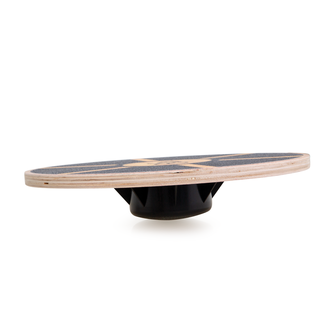 66Fit Wooden Balance Board for Kids & Adults - Wobble Board for Core Strength, Stability Training & Yoga - Perfect for Home Gym, Office & Playroom