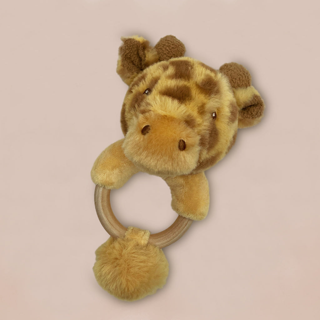 Personalized Three Little Giraffes Luxury Baby Gift Hamper Set - Neutral Gender Newborn Essentials for Shower, Christening & Welcome Home Celebrations