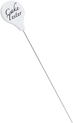 Premium Stainless Steel Cake Tester - Biscuit Stirring Pin & Baking Needle Tool for Perfect Cake, Muffin, Bread Testing | Ideal for Home Bakers & Professional Chefs | Essential Baking Accessory for Kitchens & Bakeries