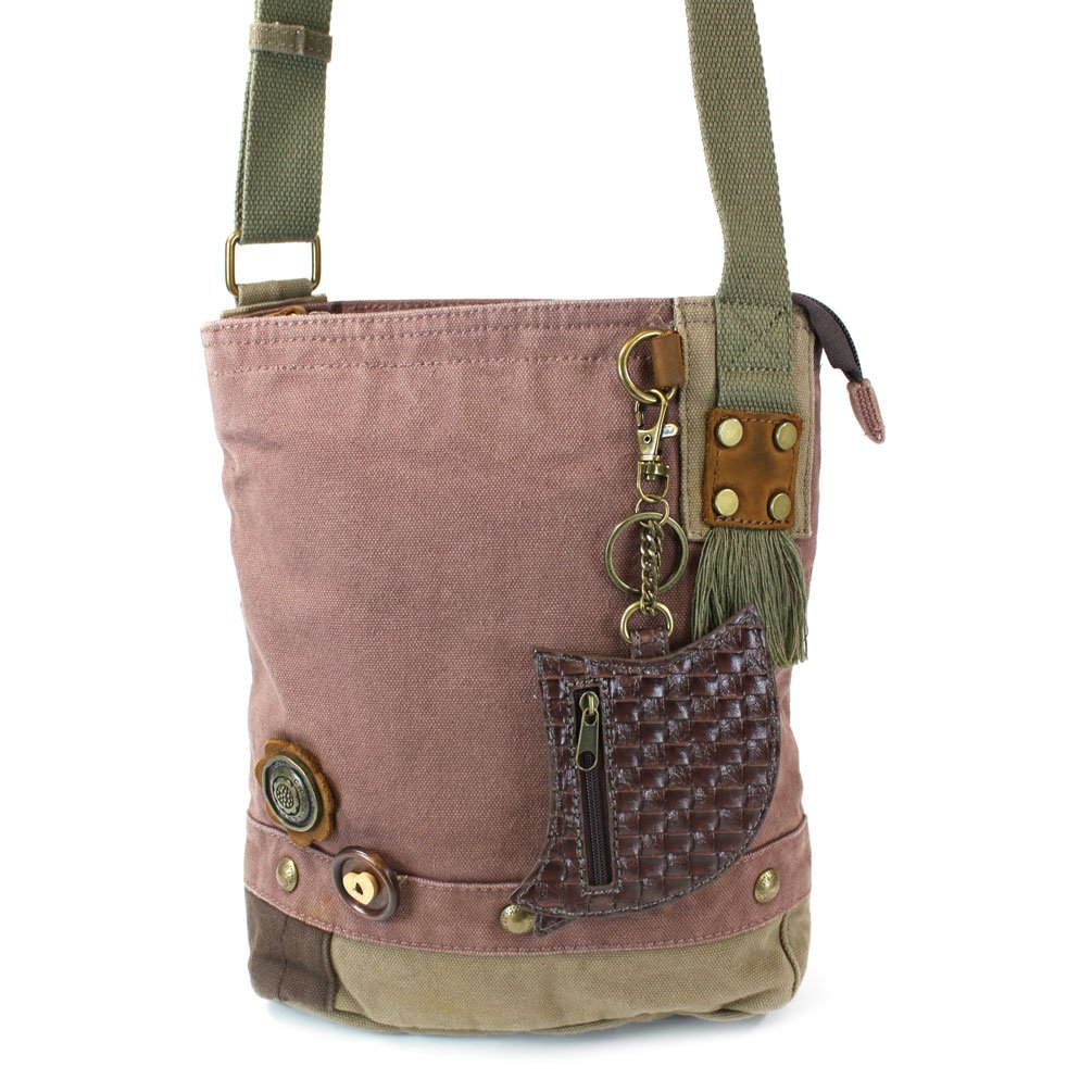 CHALA Crossbody Messenger Bag - Mauve Owl for Women's Daily Use
