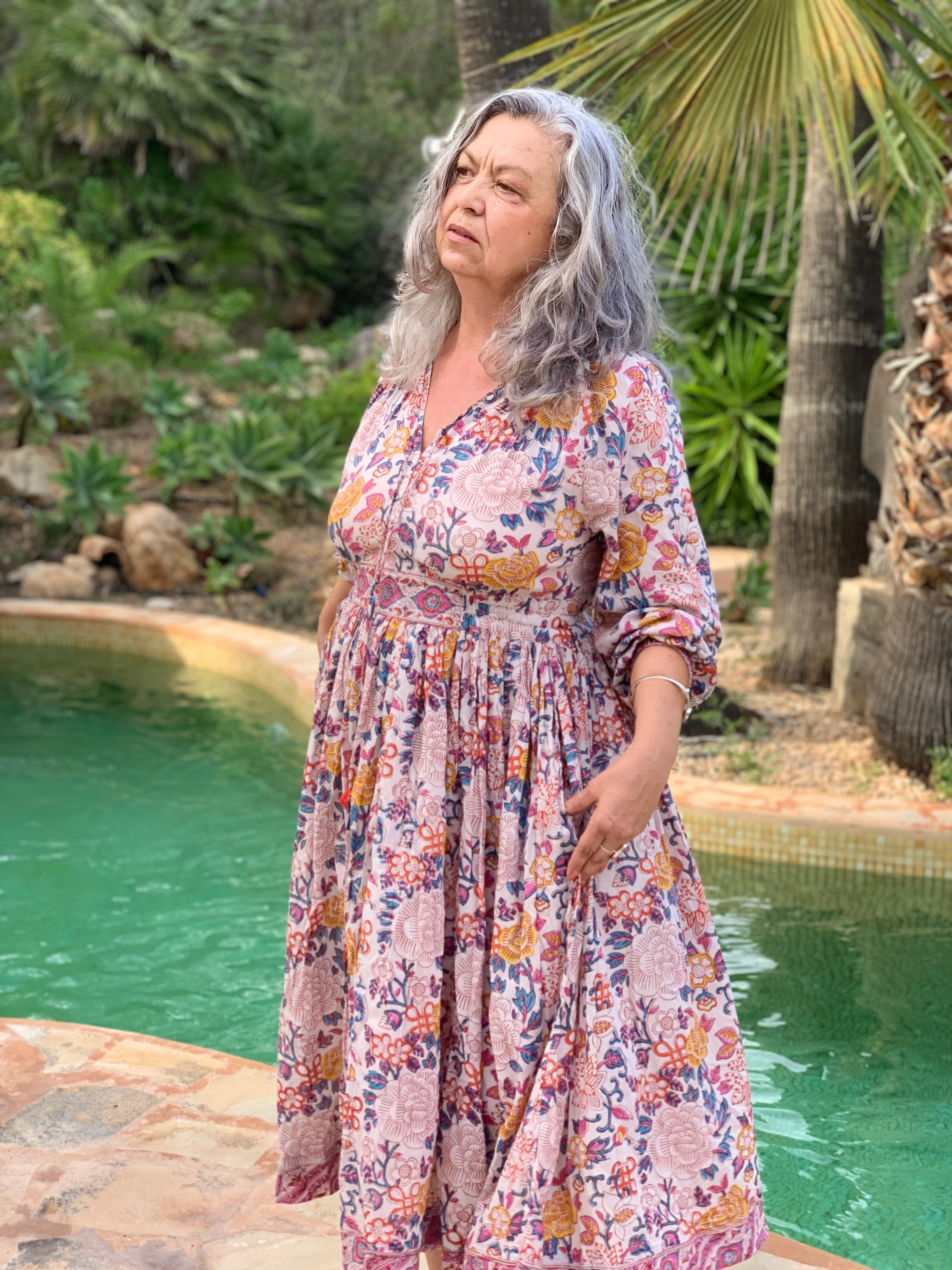 Gypsy Queen Dress - Bohemian Style Flowy Maxi Dress for Women | Perfect for Festivals, Beach Vacations & Summer Outfits