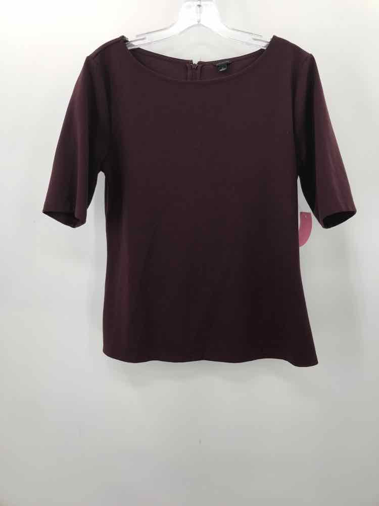 Pre-Owned Ann Taylor Purple Blouse Size Large - Perfect for Work, Office & Casual Wear