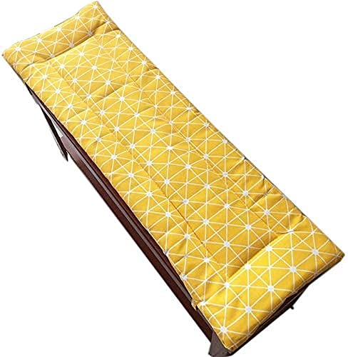 **Erddcbb Outdoor Chair Cushion - Garden Bench Cushion with Fastening Laces, Rocking Chair Cushion, Portable Seat Cushion for 2-3 Person - Perfect for Patio, Deck, Poolside & Lounging**
