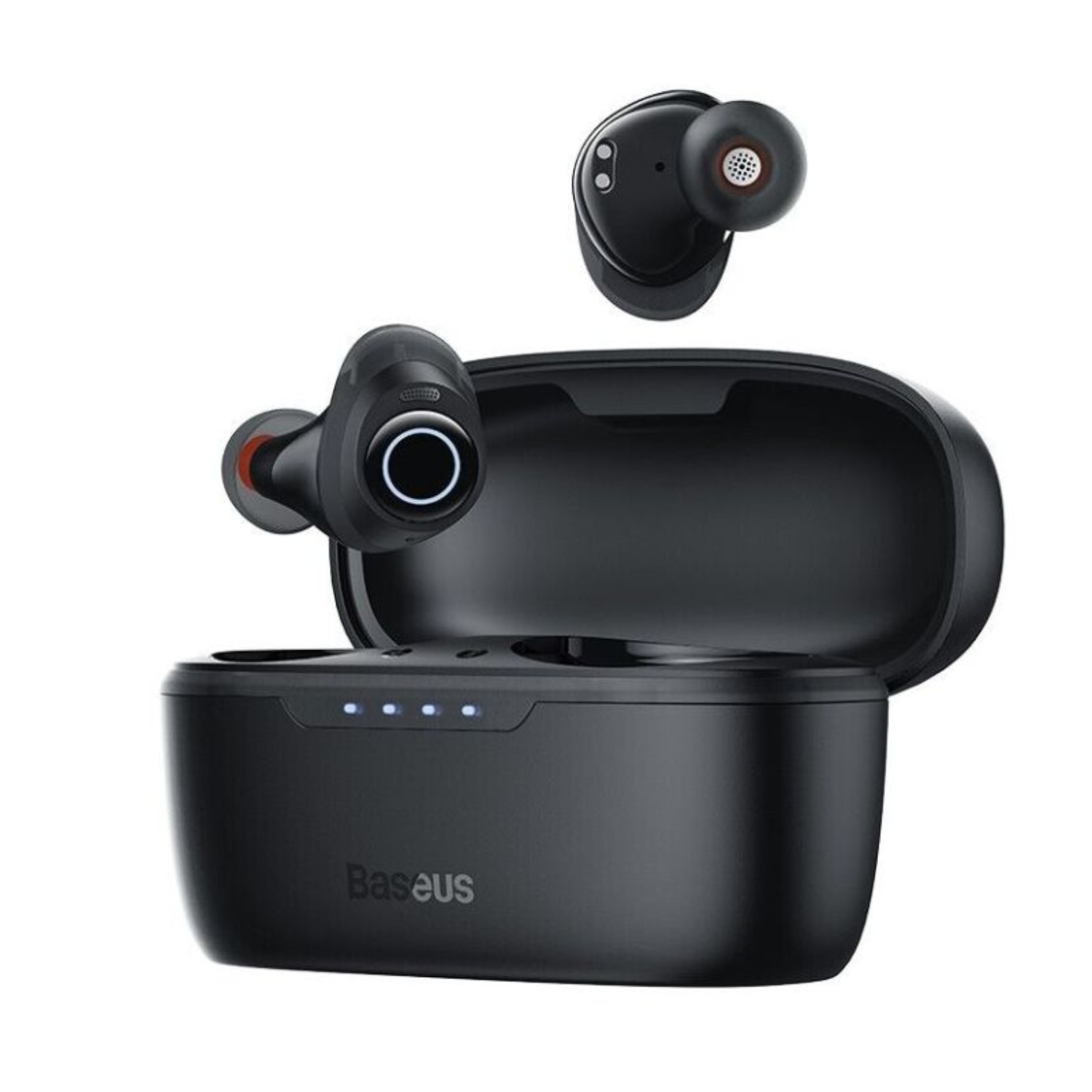 Baseus Bowie MA10 Wireless Headphones with Active Noise Cancelling (ANC) - Black | Perfect for Travel, Workouts & Commuting