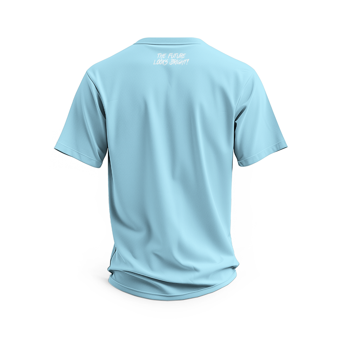 Valuetainment Premium Carolina Blue Curved Hem Short Sleeve T-Shirt for Men - Comfortable Casual Tee for Summer Outfits, Streetwear & Everyday Wear